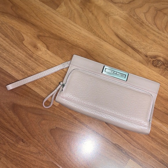 NWT Cole Haan Leather Wristlet Clutch